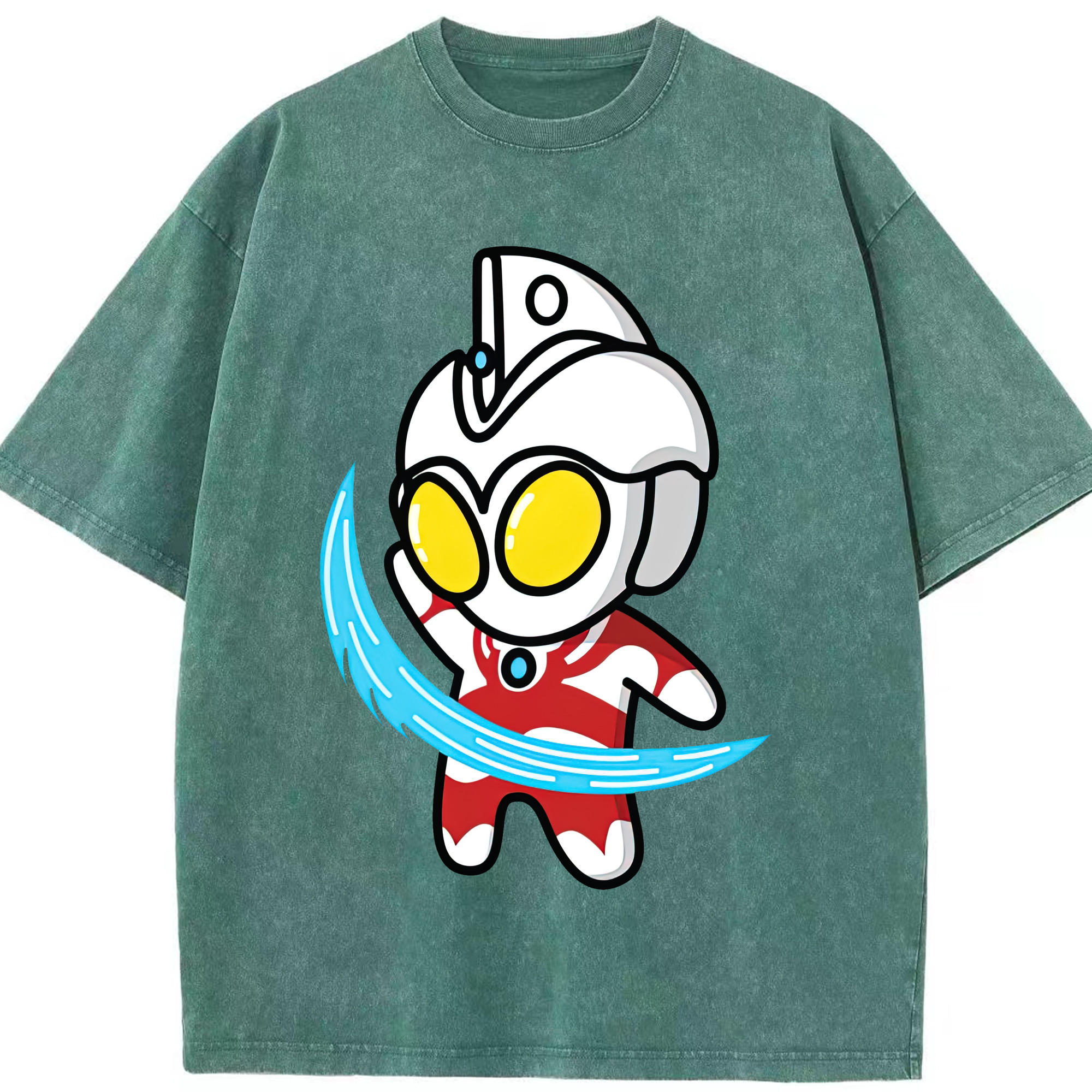 （画像用） ウルトラマン Ultraman 綿100% ヴィンテージ風 半袖Tシャツ（フロントプリント）
